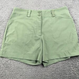 Nike Golf Shorts Womens 10 Green Fit Dry Performance Stretch Casual Activewear